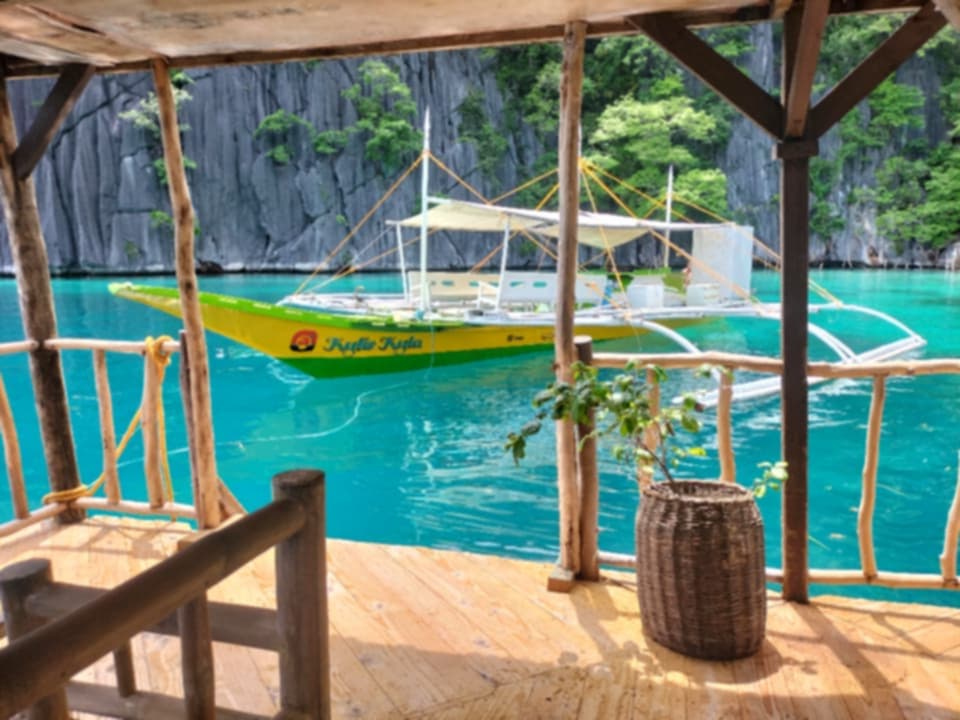 Private boat tour in Coron, Palawan — Kayangan Lake view