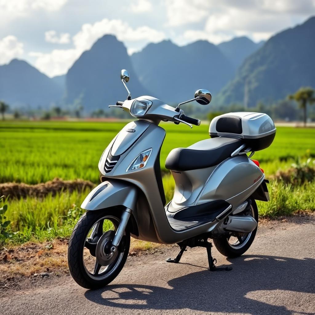 Grey Motorbike